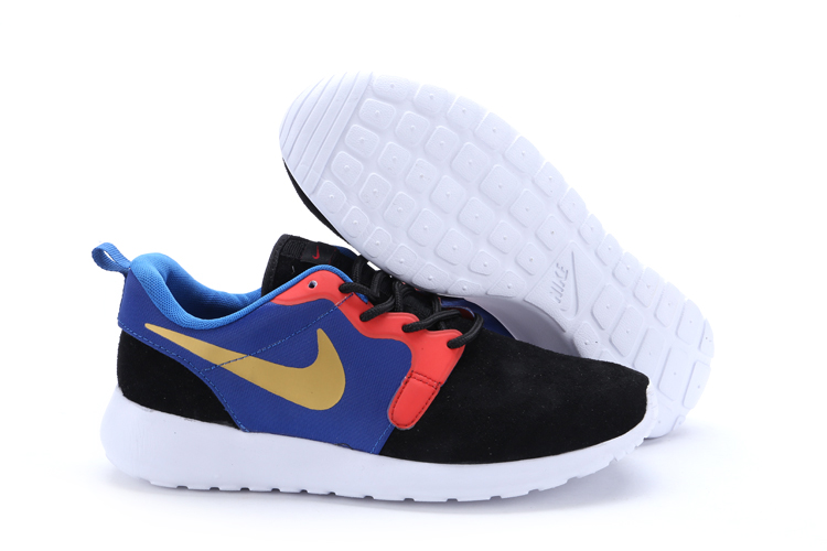 Nike Rosherun Hyp Prs Qs Ble Noir Chaussures Rouges